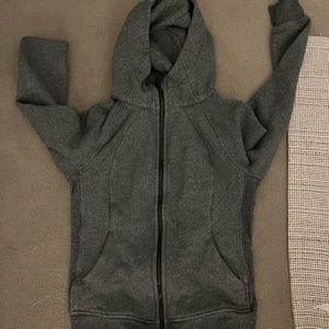Lululemon Scuba Hoodie- Grey Full Zip